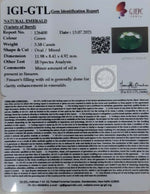 Load image into Gallery viewer, 3.58/CT Natural Panna Stone with Govt. Lab Certified-(4551)
