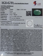 Load image into Gallery viewer, 2.96/CT Natural Panna Stone with Govt. Lab Certified-(2331)