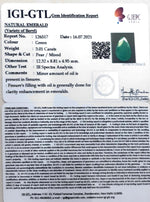Load image into Gallery viewer, 3.01/CT Natural Panna Stone with Govt. Lab Certified (3441)