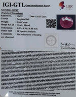 Load image into Gallery viewer, 4.26 Ratti Natural New Burma Ruby with Govt. Lab Certificate-(4551)