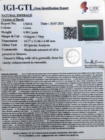 Load image into Gallery viewer, 11.08 Ratti Natural Panna Stone with Govt. Lab Certified-(2331)