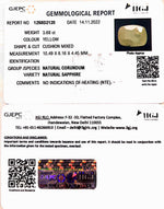 Load image into Gallery viewer, 3.68/CT Natural Ceylonese Pukhraj with Govt Lab Certificate-6771