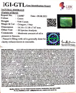 Load image into Gallery viewer, 9.46/CT Natural Panna Stone with Govt. Lab Certified-(1221)