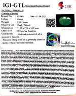 Load image into Gallery viewer, 3.10/CT Natural Panna Stone with Govt. Lab Certified-(2331)