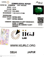 Load image into Gallery viewer, 3.73/CT Natural Panna Stone with Govt. Lab Certificate-12702D52164