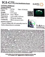 Load image into Gallery viewer, 3.75/CT Natural Panna Stone with Govt. Lab Certified-(4551)
