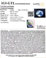 Load image into Gallery viewer, 5.43/CT Natural Blue Sapphire with Govt Lab Certificate-BLUSA9U