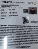 Load image into Gallery viewer, 3.79/CT Natural Scapolite Cat's Eye with Govt. Lab Certified-(1221)