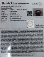 Load image into Gallery viewer, 2.49/CT Natural Scapolite Cat's Eye with Govt. Lab Certified-(1221)