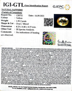 Load image into Gallery viewer, 1.95/CT Natural Ceylonese Pukhraj with Govt Lab Certificate-YELSA9U