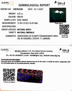 Load image into Gallery viewer, 4.87/CT Natural Panna Stone with Govt. Lab Certified (3441)