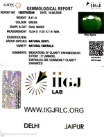 Load image into Gallery viewer, 8.41/CT Natural Panna Stone with Govt. Lab Certificate-12927D53246