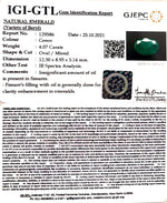 Load image into Gallery viewer, 4.51 Ratti Natural Panna Stone with Govt. Lab Certified (3441)