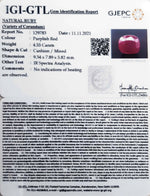 Load image into Gallery viewer, 5.05 Ratti Natural New Burma Ruby with Govt. Lab Certificate-(4551)