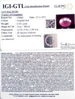 Load image into Gallery viewer, 7.52 Ratti Natural New Burma Ruby with Govt. Lab Certificate-(3441)