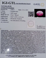 Load image into Gallery viewer, 4.27 Ratti Natural New Burma Ruby with Govt. Lab Certificate-(4551)