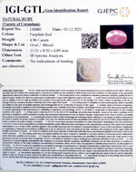 Load image into Gallery viewer, 5.50 Ratti Natural new burma Ruby with Govt. Lab Certificate-(2331)
