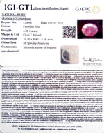 Load image into Gallery viewer, 4.52 Ratti Natural New Burma Ruby with Govt. Lab Certificate-(4551)