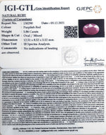 Load image into Gallery viewer, 6.50 Ratti Natural New Burma Ruby with Govt. Lab Certificate-(4551)