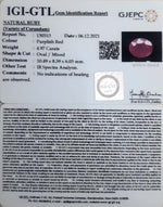 Load image into Gallery viewer, 5.51 Ratti Natural new burma Ruby with Govt. Lab Certificate-(2331)