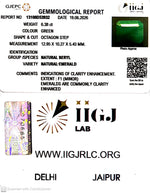 Load image into Gallery viewer, 6.38/CT Natural Panna Stone with Govt. Lab Certificate-13108D53932