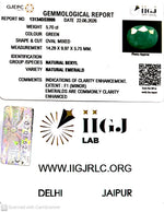 Load image into Gallery viewer, 5.7/CT Natural Panna Stone with Govt. Lab Certificate-13134D53999