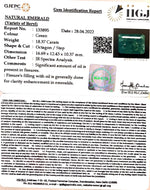 Load image into Gallery viewer, 20.39 Ratti Natural Panna Stone with Govt. Lab Certified (3441)