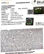 Load image into Gallery viewer, 3.47 Ratti Natural Panna Stone with Govt. Lab Certified-2331