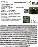 Load image into Gallery viewer, 2.53 Ratti Natural Panna stone with Govt. Lab Certified-3441