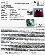 Load image into Gallery viewer, 13.58/CT Natural Mozambique Ruby with Govt. Lab Certificate-RUBY9X