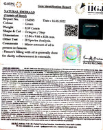 Load image into Gallery viewer, 8.59/CT Natural Panna Stone with Govt. Lab Certified-4551