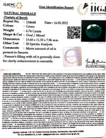 Load image into Gallery viewer, 6.74/CT Natural Panna Stone with Govt. Lab Certified-12210