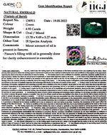 Load image into Gallery viewer, 4.95/CT Natural Panna Stone with Govt. Lab Certified-56610