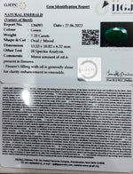 Load image into Gallery viewer, 7.25/CT Natural Panna Stone with Govt. Lab Certified-12210