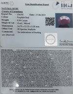 Load image into Gallery viewer, 10.42 /CT Natural Neo Burma Ruby with Govt. Lab Certificate-5661