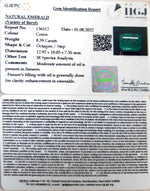 Load image into Gallery viewer, 8.39/CT Natural Panna Stone with Govt. Lab Certified-(6771)