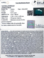 Load image into Gallery viewer, 9.41/CT Natural Panna Stone with Govt. Lab Certified-(4551)