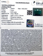 Load image into Gallery viewer, 8.49/CT Natural Panna Stone with Govt. Lab Certified-(4551)