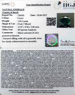 Load image into Gallery viewer, 2.45/CT Natural Panna Stone with Govt. Lab Certified-(4551)