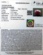 Load image into Gallery viewer, 5.73/CT Natural Neo Burma Ruby with Govt. Lab Certificate-3441
