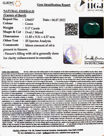 Load image into Gallery viewer, 3.17/CT Natural Panna Stone with Govt. Lab Certified-3441
