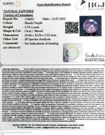 Load image into Gallery viewer, 5.74/CT Natural Blue Sapphire with Govt Lab Certificate (6771)