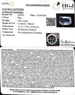 Load image into Gallery viewer, 3.82/CT Natural Blue Sapphire with Govt Lab Certificate-BLUSA9T