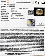 Load image into Gallery viewer, 4.08/CT Natural Ceylonese Pukhraj with Govt Lab Certificate-6771