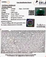 Load image into Gallery viewer, 4.80 Carat Natural Panna Stone with Govt. Lab Certified.