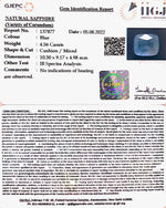 Load image into Gallery viewer, 4.56/CT Natural Ceylonese Neelam with Govt Lab Certified (6771)