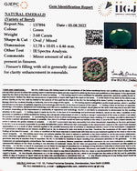 Load image into Gallery viewer, 3.68/CT Natural Panna Stone with Govt. Lab Certified-3441