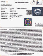 Load image into Gallery viewer, 5.35 Ratti Natural White Topaz with Govt Lab Certificate (1665)