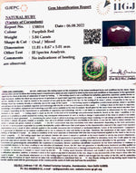 Load image into Gallery viewer, 6.48 Ratti Natural new burma Ruby with Govt. Lab Certificate-(2331)