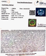 Load image into Gallery viewer, 3.19 Ratti Blue Topaz with Govt Lab Certificate-(1665)